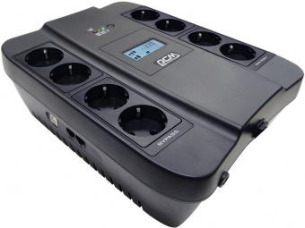 Источник бесперебойного питания Powercom Spider SPD-900U LCD 540Вт 900ВА черный - купить недорого с доставкой в интернет-магазине