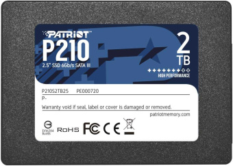Накопитель SSD Patriot SATA III 2Tb P210S2TB25 P210 2.5" - купить недорого с доставкой в интернет-магазине