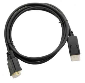 Кабель DisplayPort (m) DVI (m) 2м черный - купить недорого с доставкой в интернет-магазине