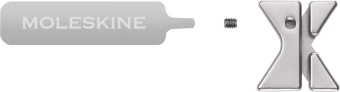 Шильд-символ Moleskine Zodiac Скорпион металл серебристый коробка с европод. PINSCORPIOSILV - купить недорого с доставкой в интернет-магазине