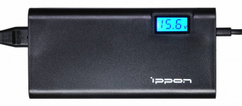 Блок питания Ippon SD65U автоматический 65W 15V-19.5V 11-connectors 3.5A 1xUSB 2.1A от бытовой электросети LСD индикатор - купить недорого с доставкой в интернет-магазине