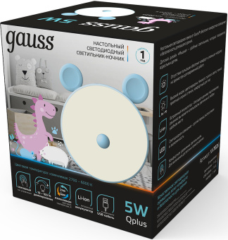 Ночник Gauss NN7026 мышка голубой - купить недорого с доставкой в интернет-магазине