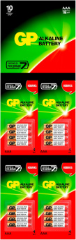 Батарея GP Alkaline 24ARHCP4m4-2CR4 AAA (16шт) блистер - купить недорого с доставкой в интернет-магазине