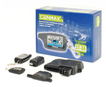Автосигнализация Cenmax Vigilant ST-8A с обратной связью + дистанционный запуск брелок с ЖК дисплеем - купить недорого с доставкой в интернет-магазине