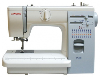 Швейная машина Janome 5519 белый - купить недорого с доставкой в интернет-магазине