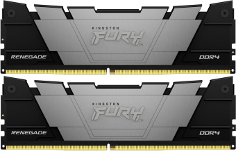 Память DDR4 2x32GB 3600MHz Kingston KF436C18RB2K2/64 Fury Renegade Black RTL Gaming PC4-28800 CL18 DIMM 288-pin 1.35В dual rank с радиатором Ret - купить недорого с доставкой в интернет-магазине
