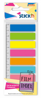 Закладки самокл. пластиковые Stick`n 27086 45x12мм 8цв.в упак. 10лист - купить недорого с доставкой в интернет-магазине