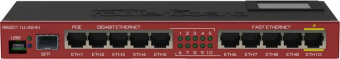 Коммутатор MikroTik RB2011UiAS-IN 5x100Mb 5G 1SFP 1PoE управляемый - купить недорого с доставкой в интернет-магазине