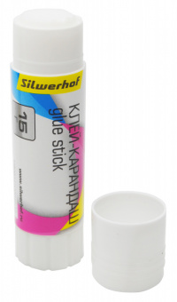 Клей-карандаш Silwerhof 433040-15 15гр ПВА термоусадочная упаковка - купить недорого с доставкой в интернет-магазине