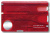 Швейцарская карта Victorinox SwissCard Nailcare (0.7240.T) красный полупрозрачный коробка подарочная - купить недорого с доставкой в интернет-магазине