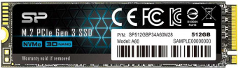 Накопитель SSD Silicon Power PCI-E x4 512Gb SP512GBP34A60M28 M-Series M.2 2280 - купить недорого с доставкой в интернет-магазине