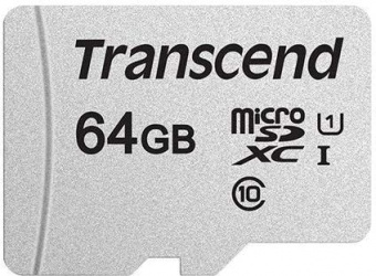 Флеш карта microSDXC 64Gb Class10 Transcend TS64GUSD300S w/o adapter - купить недорого с доставкой в интернет-магазине