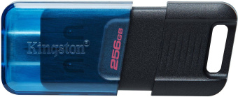 Флеш Диск Kingston 256Gb DataTraveler 80 M Type-C DT80M/256GB USB3.2 черный - купить недорого с доставкой в интернет-магазине
