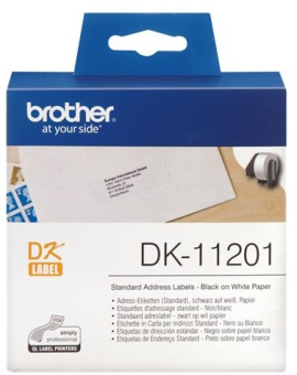 Картридж ленточный Brother DK11201 для Brother QL-570 - купить недорого с доставкой в интернет-магазине