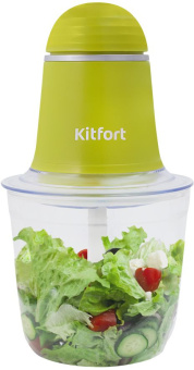 Измельчитель электрический Kitfort КТ-3016-2 0.5л. 200Вт салатовый - купить недорого с доставкой в интернет-магазине