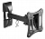 Кронштейн для телевизора Ultramounts UM891 черный 13"-27" макс.15кг настенный поворотно-выдвижной и наклонный