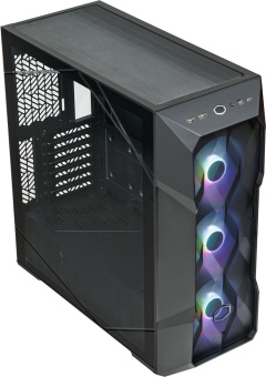 Корпус Cooler Master MasterBox TD500 Mesh V2 черный без БП ATX 4x120mm 4x140mm 2xUSB3.0 1xUSB3.1 audio bott PSU - купить недорого с доставкой в интернет-магазине