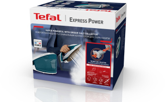 Парогенератор Tefal Express Power SV8111E0 2800Вт синий/белый - купить недорого с доставкой в интернет-магазине