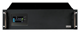 Источник бесперебойного питания Powercom King Pro RM KIN-1200AP LCD 720Вт 1200ВА черный - купить недорого с доставкой в интернет-магазине