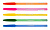 Ручка шариков. Silwerhof Солнечная коллекция Jelly d=0.7мм син. черн. сменный стержень линия 0.5мм ассорти