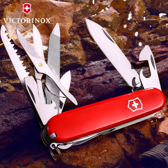 Нож перочинный Victorinox Ranger (1.3763) 91мм 21функц. красный карт.коробка - купить недорого с доставкой в интернет-магазине