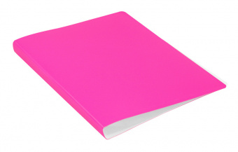 Папка с 30 прозр.вклад. Бюрократ Double Neon DNE07V30PINK A4 пластик 0.7мм розовый - купить недорого с доставкой в интернет-магазине