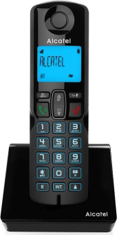Р/Телефон Dect Alcatel S250 RU черный АОН - купить недорого с доставкой в интернет-магазине