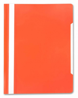 Папка-скоросшиватель Бюрократ -PS20OR A4 прозрач.верх.лист пластик оранжевый 0.12/0.16 - купить недорого с доставкой в интернет-магазине