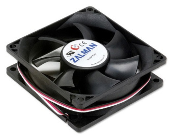 Вентилятор Zalman ZM-F1 Plus (SF) 80x80mm 3-pin 20-23dB 85gr Ret - купить недорого с доставкой в интернет-магазине