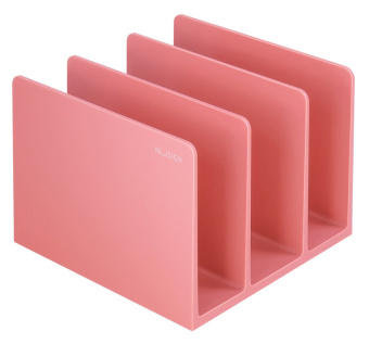 Подставка-ограничитель для книг Deli ENS006PINK Nusign 162х162х122мм розовый - купить недорого с доставкой в интернет-магазине