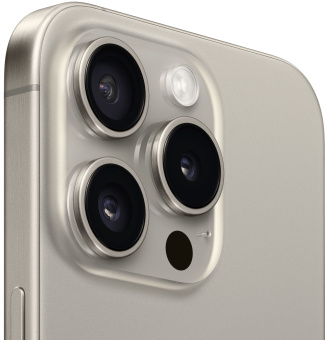 Смартфон Apple A3104 iPhone 15 Pro 256Gb титан моноблок 3G 4G 2Sim 6.1" 1179x2556 iOS 17 48Mpix 802.11 a/b/g/n/ac/ax NFC GPS Protect - купить недорого с доставкой в интернет-магазине