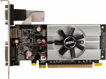 Видеокарта MSI PCI-E N210-1GD3/LP NVIDIA GeForce 210 1024Mb 64 DDR3 460/800 DVIx1 HDMIx1 CRTx1 Ret low profile - купить недорого с доставкой в интернет-магазине