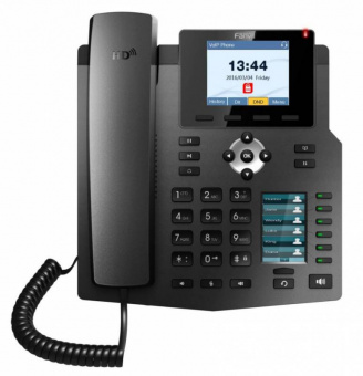 Телефон IP Fanvil X4 черный - купить недорого с доставкой в интернет-магазине