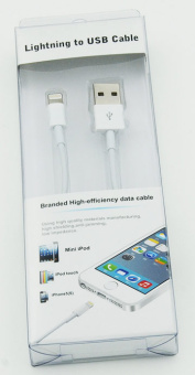 Кабель USB (m)-Lightning (m) 1м белый - купить недорого с доставкой в интернет-магазине
