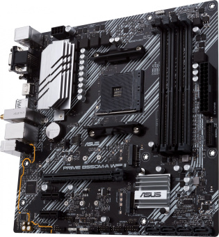 Материнская плата Asus PRIME B550M-A WIFI II Soc-AM4 AMD B550 4xDDR4 mATX AC`97 8ch(7.1) GbLAN RAID+VGA+DVI+HDMI - купить недорого с доставкой в интернет-магазине
