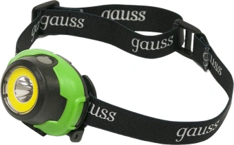 Фонарь налобный Gauss GFL303 черный (GF303) - купить недорого с доставкой в интернет-магазине