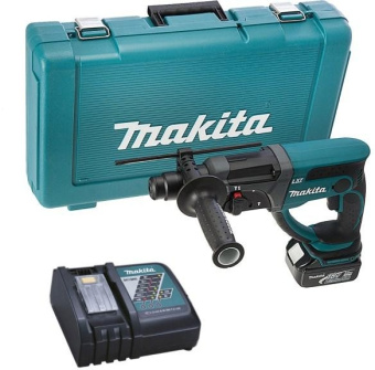 Перфоратор Makita DHR202RF патрон:SDS-plus уд.:1.9Дж аккум. (кейс в комплекте) - купить недорого с доставкой в интернет-магазине