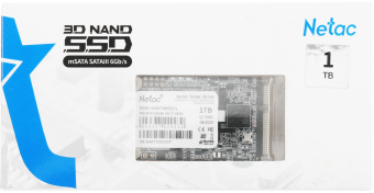 Накопитель SSD Netac mSATA 1TB NT01N5M-001T-M3X N5M mSATA - купить недорого с доставкой в интернет-магазине