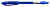 Ручка шариков. Silwerhof Edge d=0.7мм син. черн. сменный стержень линия 0.35мм резин. манжета серебристый