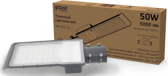 Светильник консольный Gauss 629536350 50Вт ламп.:50шт черный - купить недорого с доставкой в интернет-магазине