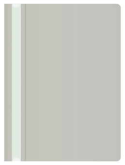 Папка-скоросшиватель Buro -PSE20BU/GREY A4 прозрач.верх.лист пластик серый 0.11/0.13 - купить недорого с доставкой в интернет-магазине