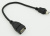 Кабель USB (f)-mini USB (m) 0.2м черный - купить недорого с доставкой в интернет-магазине