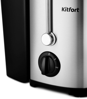 Соковыжималка центробежная Kitfort KT-1116 600Вт стальной - купить недорого с доставкой в интернет-магазине