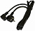 Шнур питания Hyperline PWC-IEC13A-SHM-1.0-BK Schuko-C13 проводник.:3x0.75мм2 1м 10А (упак.:1шт) черный
