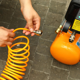 Шланг для пневмоинструмента Deko DKAH10 10м оранжевый - купить недорого с доставкой в интернет-магазине