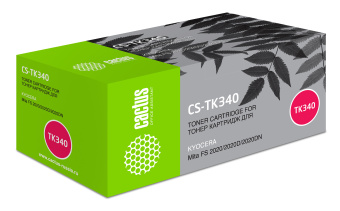 Картридж лазерный Cactus CS-TK340 TK-340 черный (12000стр.) для Kyocera Mita FS 2020/2020D/2020DN - купить недорого с доставкой в интернет-магазине