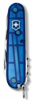 Нож перочинный Victorinox Climber (1.3703.T2) 91мм 14функц. синий полупрозрачный карт.коробка - купить недорого с доставкой в интернет-магазине