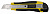 Нож канцелярский Silwerhof шир.лез.18мм фиксатор усиленный 2 сменных лезвия желтый/черный блистер