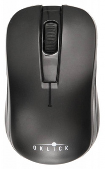 Мышь Оклик 445MW черный оптическая (1200dpi) беспроводная USB (3but) - купить недорого с доставкой в интернет-магазине
