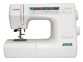Швейная машина Janome 7524A белый - купить недорого с доставкой в интернет-магазине
